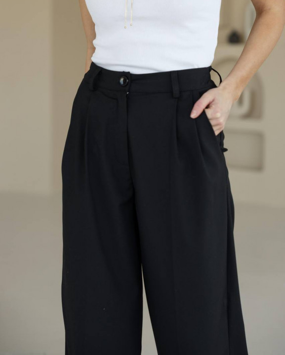 22 Брюки палаццо на резинці 